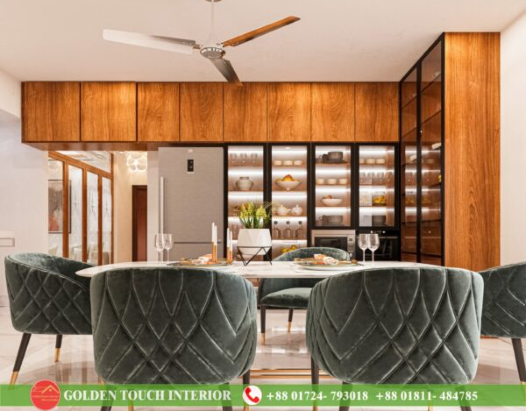 Interior design projects showcasing creativity and elegance by Golden Touch Interior, specialists in residential and commercial spaces in Bangladesh.